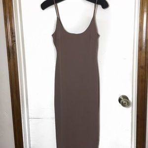 Nude Slinky Dress